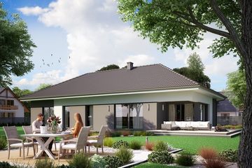  Projekt domu KA55 SZ (PKT1217) - projekt domu parterowego - Zdjęcie 2