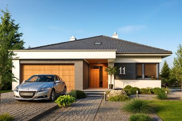  Projekt domu Domidea 3 w4 (WAC1108) - projekt domu parterowego - Zdjęcie 1