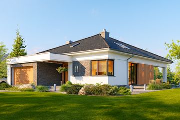  Projekt domu Domidea 3 w4 (WAC1108) - projekt domu parterowego - Zdjęcie 2