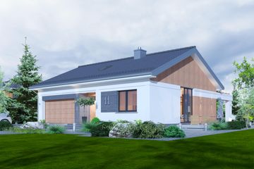  Projekt domu Domidea 5 (WAC1109) - projekt domu parterowego - Zdjęcie 2
