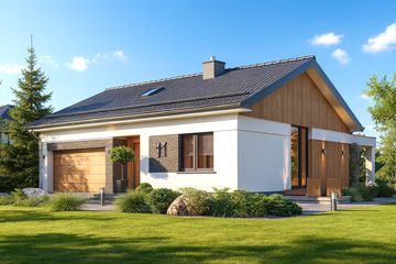  Projekt domu Domidea 5 (WAC1109) - projekt domu parterowego - Zdjęcie 2