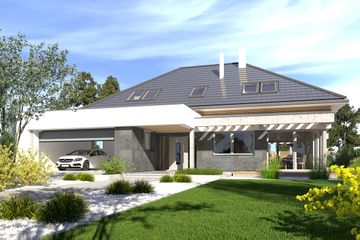  Projekt domu Alexandria (WRR1063) - projekt domu parterowego z poddaszem - Zdjęcie 5