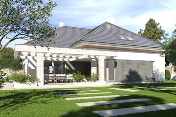  Projekt domu Alexandria (WRR1063) - projekt domu parterowego z poddaszem - Zdjęcie 6