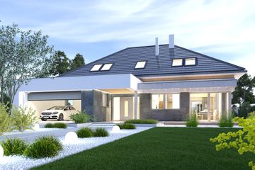  Projekt domu Alexandria (WRR1063) - projekt domu parterowego z poddaszem - Zdjęcie 7