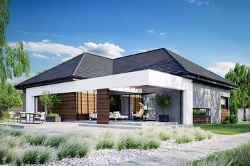  Projekt domu HomeKoncept 31 wariant 03 (KRX1130) - projekt domu parterowego - Zdjęcie 1