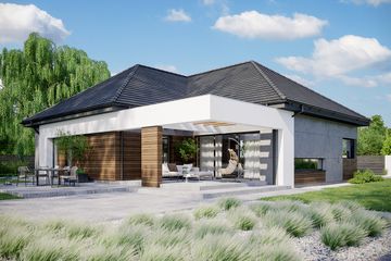  Projekt domu HomeKoncept 31 wariant 03 (KRX1130) - projekt domu parterowego - Zdjęcie 5