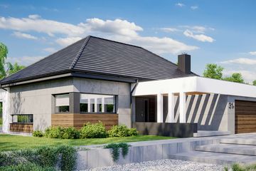  Projekt domu HomeKoncept 31 wariant 01 (KRX1127) - projekt domu parterowego - Zdjęcie 1