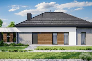  Projekt domu HomeKoncept 31 wariant 01 (KRX1127) - projekt domu parterowego - Zdjęcie 3