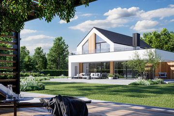  Projekt domu HomeKoncept 79 (KRX1125) - projekt domu parterowego z poddaszem - Zdjęcie 2