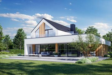  Projekt domu HomeKoncept 79 (KRX1125) - projekt domu parterowego z poddaszem - Zdjęcie 4