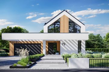  Projekt domu HomeKoncept 79 (KRX1125) - projekt domu parterowego z poddaszem - Zdjęcie 12