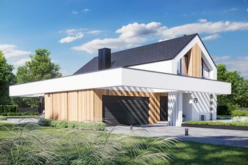  Projekt domu HomeKoncept 79 (KRX1125) - projekt domu parterowego z poddaszem - Zdjęcie 13