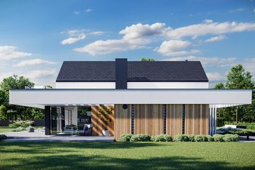  Projekt domu HomeKoncept 79 (KRX1125) - projekt domu parterowego z poddaszem - Zdjęcie 14