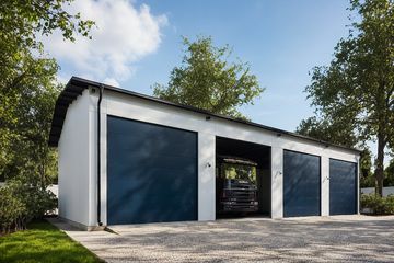  Projekt budynku gospodarczego G363- Budynek garażowy (PRA1394) - projekt budynku parterowego - Zdjęcie 1