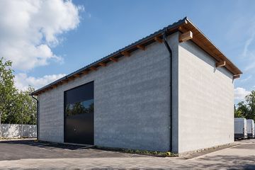  Projekt budynku gospodarczego G373 - Budynek garażowy (PRA1391) - projekt budynku parterowego - Zdjęcie 2