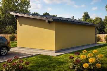  Projekt budynku gospodarczego G376 - Budynek gospodarczy (PRA1402) - projekt budynku parterowego - Zdjęcie 2