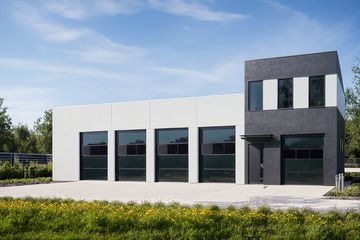  Projekt budynku gospodarczego G387 - Budynek garażowo - gospodarczy (PRA1412) - projekt budynku z pełnym piętrem - Zdjęcie 1