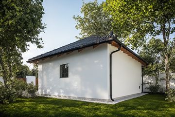  Projekt budynku gospodarczego G388 - Budynek garażowo - gospodarczy (PRA1413) - projekt budynku parterowego - Zdjęcie 2