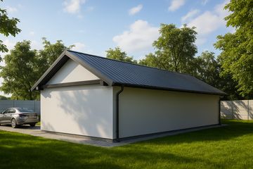  Projekt garażu G391 - Budynek garażowy (PRA1416) - projekt garażu parterowego - Zdjęcie 2