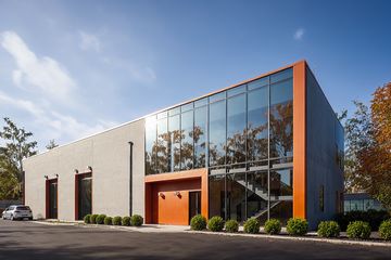  Projekt magazynu G404 - Budynek biurowo - magazynowy (PRA1426) - projekt magazynu z pełnym piętrem - Zdjęcie 1