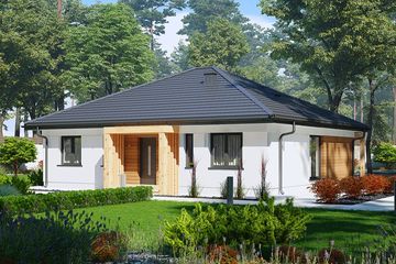  Projekt domu Sej-pro 015/1 energo (ELW1036) - projekt domu parterowego - Zdjęcie 1