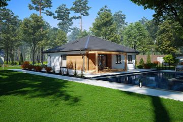  Projekt domu Sej-pro 015/2 energo (ELW1037) - projekt domu parterowego - Zdjęcie 2