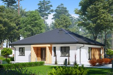  Projekt domu Sej-pro 015/2 energo (ELW1037) - projekt domu parterowego - Zdjęcie 1