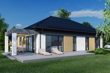  Projekt domu Sej-pro 051 energo (ELW1033) - projekt domu parterowego - Zdjęcie 1