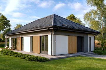  Projekt domu Sej-pro 051 energo (ELW1033) - projekt domu parterowego - Zdjęcie 2