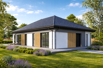  Projekt domu Sej-pro 051 energo (ELW1033) - projekt domu parterowego - Zdjęcie 2
