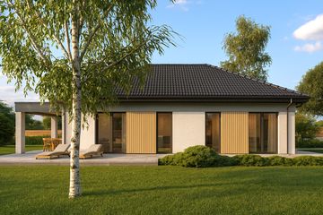  Projekt domu Sej-pro 051 energo (ELW1033) - projekt domu parterowego - Zdjęcie 3