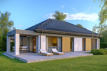  Projekt domu Sej-pro 051 energo (ELW1033) - projekt domu parterowego - Zdjęcie 1