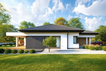  Projekt domu Sej-pro 055 energo (ELW1034) - projekt domu parterowego - Zdjęcie 1