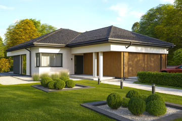  Projekt domu Sej-pro 055 energo (ELW1034) - projekt domu parterowego - Zdjęcie 2