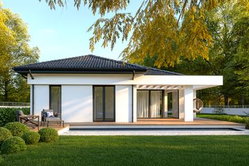  Projekt domu Sej-pro 055 energo (ELW1034) - projekt domu parterowego - Zdjęcie 4