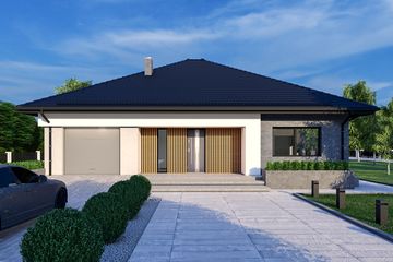  Projekt domu Sej-pro 054 energo (ELW1035) - projekt domu parterowego - Zdjęcie 1