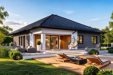  Projekt domu Sej-pro 054 energo (ELW1035) - projekt domu parterowego - Zdjęcie 1