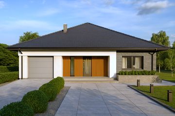  Projekt domu Sej-pro 054 energo (ELW1035) - projekt domu parterowego - Zdjęcie 2