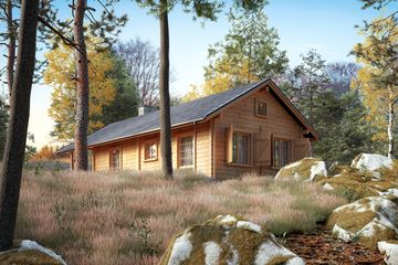  Projekt domu letniskowego Traper 2 bal (BSA2272) - projekt domu letniskowego parterowego - Zdjęcie 5