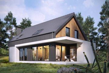  Projekt domu Vital 2G (WRN1484) - projekt domu parterowego z poddaszem - Zdjęcie 1
