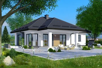  Projekt domu APS 277 wariant 2 (LUA1492) - projekt domu parterowego - Zdjęcie 5