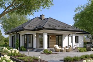  Projekt domu APS 277 wariant 2 (LUA1492) - projekt domu parterowego - Zdjęcie 2