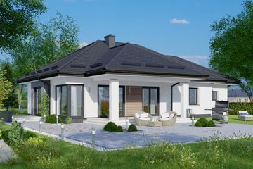  Projekt domu APS 277w2 + G (LUA1493) - projekt domu parterowego - Zdjęcie 3