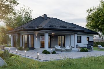  Projekt domu APS 277w2 + G (LUA1493) - projekt domu parterowego - Zdjęcie 4