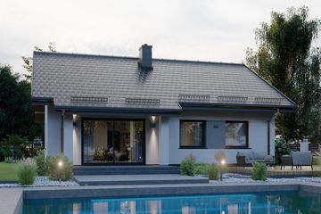  Projekt domu APS 332 (LUA1494) - projekt domu parterowego - Zdjęcie 4