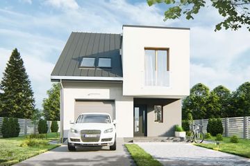  Projekt domu Merida a (WRD2898) - projekt domu parterowego z poddaszem - Zdjęcie 1