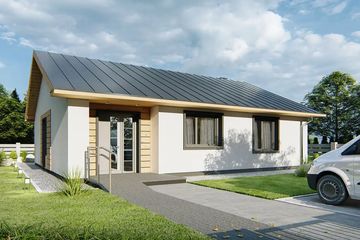  Projekt domu Heros 1 bb (WRD2882) - projekt domu parterowego - Zdjęcie 2