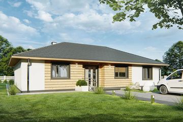  Projekt domu Heros 3 bb (WRD2884) - projekt domu parterowego - Zdjęcie 1