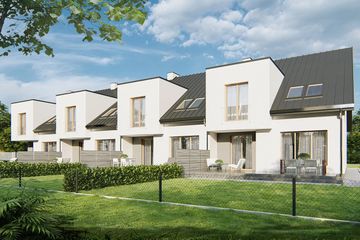  Projekt domu Merida a - szereg l+s+s+p (WRD2906) - projekt domu parterowego z poddaszem - Zdjęcie 3