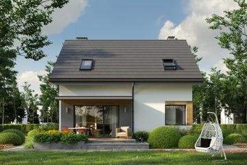  Projekt domu Eco 04 (WOZ1045) - projekt domu parterowego z poddaszem - Zdjęcie 3